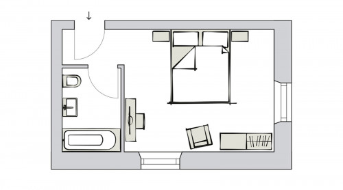 Grundriss EZ Rieden