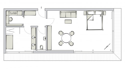 Grundriss Suite