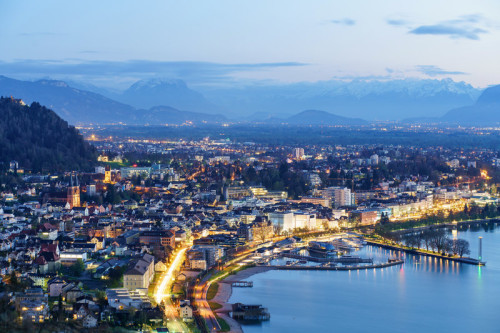 Blick auf Bregenz und Bodensee