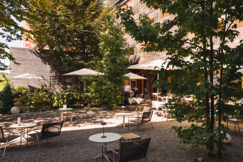 Gastgarten Hotel Schwärzler, Restaurant Babenwohl, Bregenz, Vorarlberg